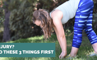 Injury? Make sure you do these 3 things first