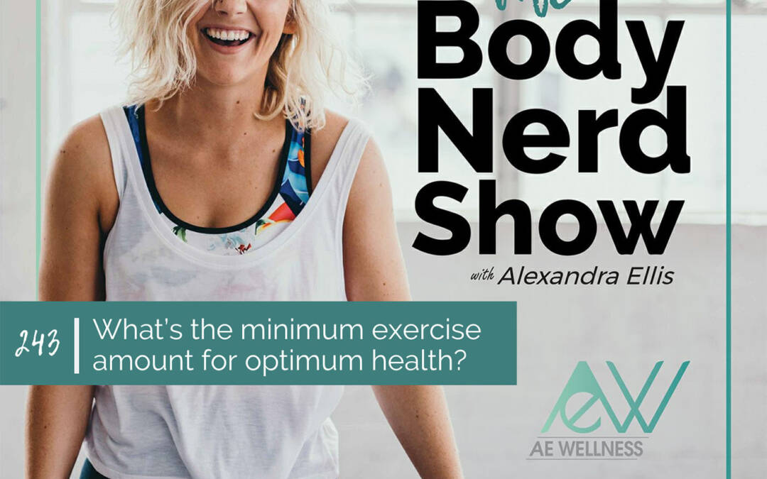 243 What’s the minimum exercise amount for optimum health?